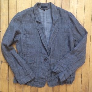 Eileen Fisher 100% Linen Blazer Medium